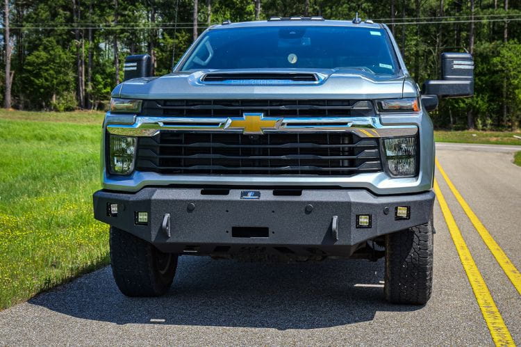 Hammerhead LowPro front winch bumper 600-56-1198 for 2024-2025 Chevy Silverado 2500/3500 durable low profile front bumper