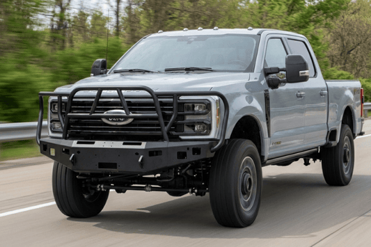 Hammerhead Front Winch Bumper with Full Brush Guard (No Mesh) for 2023-2025 Ford F250/F350 Super Duty