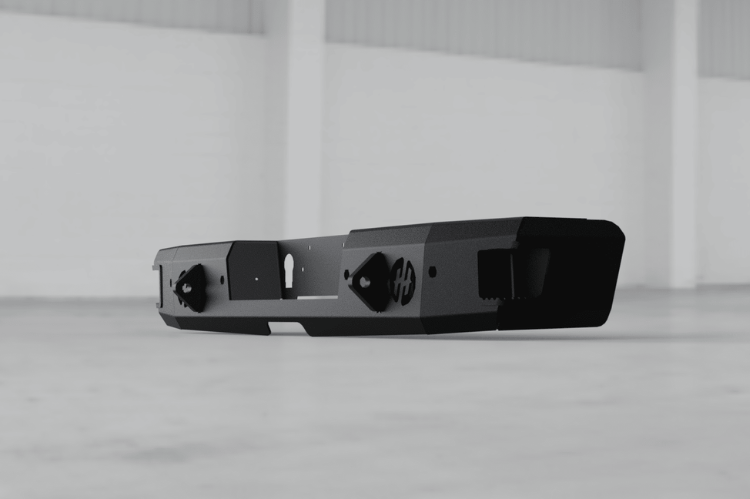 Hammerhead 600-56-0222 GMC Sierra 1500 2014-2018 Rear Bumper with Sensors