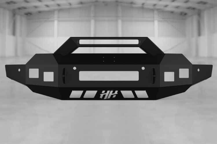 Hammerhead 600-56-1000 GMC Sierra 1500 2019-2021 Low Profile Front Bumper Non-Winch Formed Pre-runner
