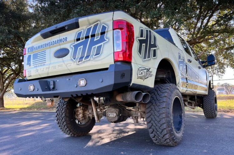 Hammerhead rear bumper 600-56-1070 for 2017-2022 Ford F250/F350 Super Duty sensor ready durable Hammerhead Armor bumper