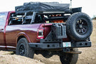 Chassis Unlimited Octane CUB960321 offroad high-clearance rear bumper with dual swing out for 2010–2025 Ram 2500/3500