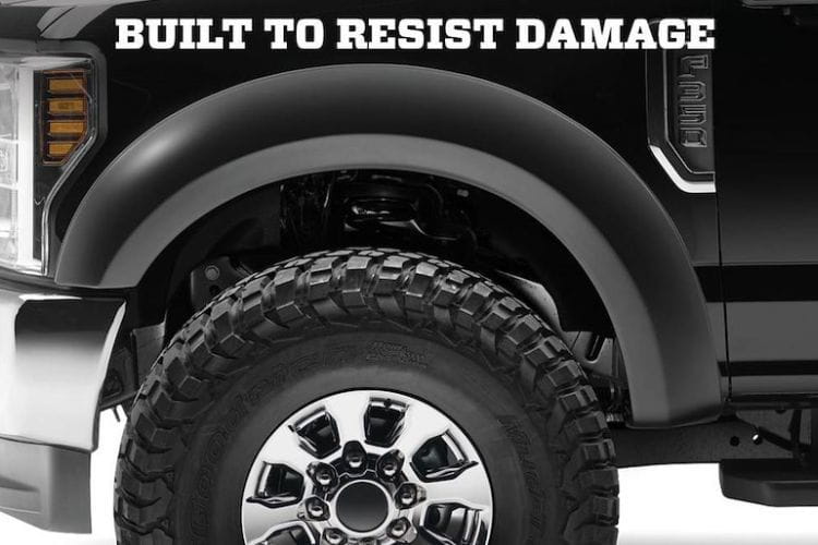 Husky Liners Heavy Duty Extend-A-Fender flares 2802932 for 2011-2016 Ford F250/F350 Super Duty durable truck fender flares