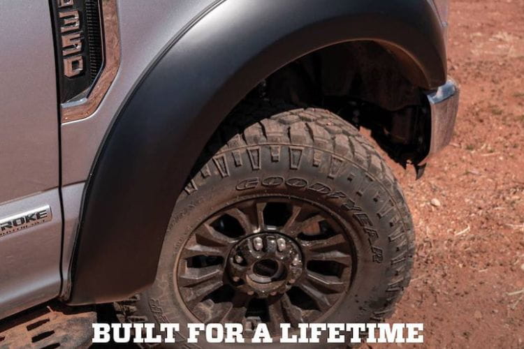 Husky Liners Heavy Duty Extend-A-Fender flares 2802932 for 2011-2016 Ford F250/F350 Super Duty durable truck fender flares