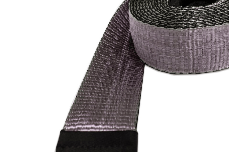 Black and gray recovery strap
