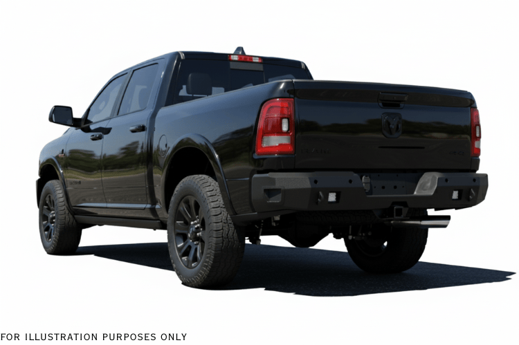 2024 Dodge Ram 2500 Heavy Hauler Kit with Hammerhead bumper, UWS toolbox, and Draw-Tite hitch built for power, protection, and hauling strength