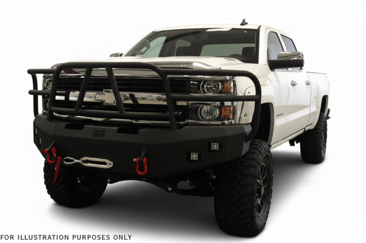 Heavy Hauler Kit for 2007 Chevy Silverado 2500 featuring Hammerhead steel bumper, Weather Guard toolbox, and Curt hitch for heavy-duty performance