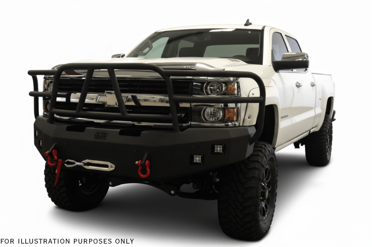 Heavy Hauler Kit for 2007 Chevy Silverado 2500 featuring Hammerhead steel bumper, Weather Guard toolbox, and Curt hitch for heavy-duty performance