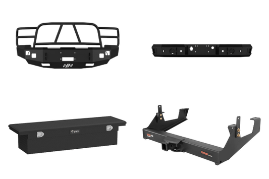 2014 Chevy Silverado 2500HD Heavy Hauler Kit with Hammerhead bumper, UWS toolbox, and Curt hitch built for strength, hauling, and durability