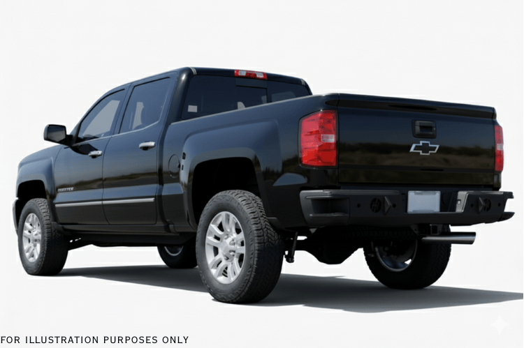 2014 Chevy Silverado 2500HD Heavy Hauler Kit with Hammerhead bumper, UWS toolbox, and Curt hitch built for strength, hauling, and durability