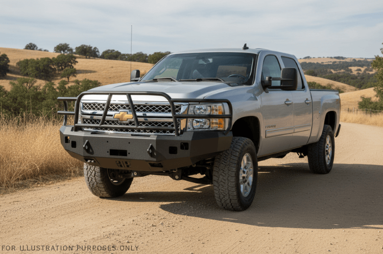 2014 Chevy Silverado 2500HD Heavy Hauler Kit with Hammerhead bumper, UWS toolbox, and Curt hitch built for strength, hauling, and durability