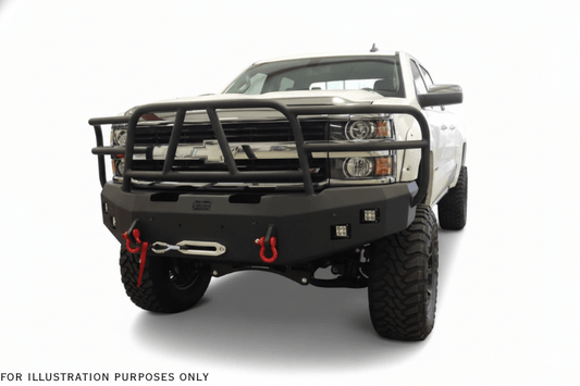2019 Chevy Silverado 2500HD Heavy Hauler Kit with Hammerhead bumper, UWS toolbox, and Curt hitch for rugged hauling performance