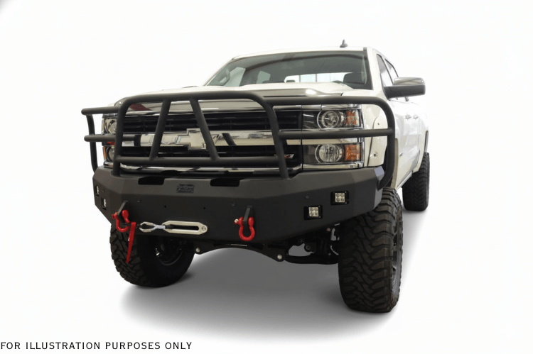 2019 Chevy Silverado 2500HD Heavy Hauler Kit with Hammerhead bumper, UWS toolbox, and Curt hitch for rugged hauling performance
