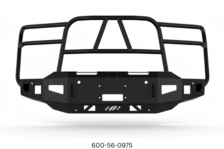 2023 Silverado 2500HD equipped with Hammerhead bumper, UWS toolbox, and Curt hitch — complete Heavy Hauler setup for towing and durability