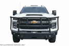 2025 Silverado 2500HD Heavy Hauler setup with Hammerhead front bumper, Roar Armor rear protection, UWS toolbox, and Curt hitch for towing