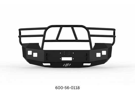 Complete 2007 GMC Sierra 2500HD Heavy Hauler Kit including Hammerhead bumper, UWS toolbox, and Curt hitch for strength and reliability