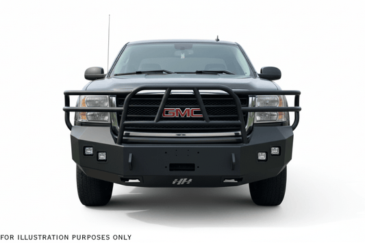 Complete 2007 GMC Sierra 2500HD Heavy Hauler Kit including Hammerhead bumper, UWS toolbox, and Curt hitch for strength and reliability