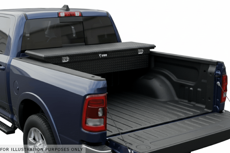 Rugged 2019 GMC Sierra 2500HD Heavy Hauler Kit designed for jobsite power – Hammerhead bumper, UWS toolbox, and Curt hitch