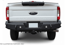 2022 Ford F250 Superduty Heavy Hauler Kit featuring Hammerhead front and rear bumpers, UWS crossover toolbox, and Curt trailer hitch — built for heavy-duty hauling, towing, and truck bed storage
