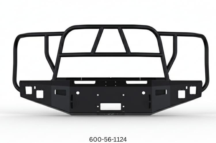 2024 Ford F250 Superduty Heavy Hauler Kit with Hammerhead front and rear bumpers, UWS crossover toolbox, and Curt trailer hitch — built for superior hauling, towing, and rugged truck performance