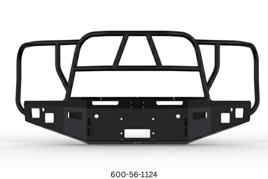 2025 Ford F250 Superduty Heavy Hauler Kit featuring Hammerhead front and rear bumpers, UWS crossover toolbox, and Curt trailer hitch — designed for powerful towing, secure storage, and rugged truck performance