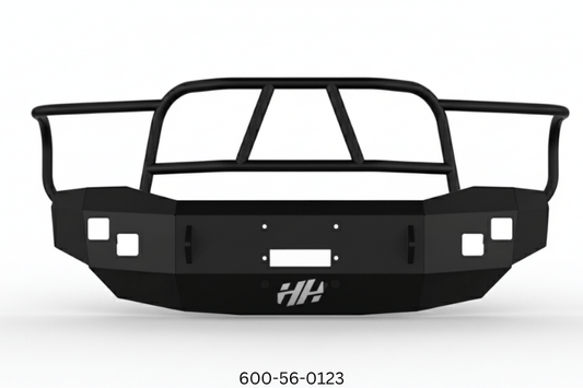 2009 Dodge Ram 2500 Heavy Hauler Kit featuring a rugged Hammerhead front bumper, a durable Weather Guard toolbox, and a heavy-duty Curt trailer hitch—engineered for reliable towing, secure storage, and all-around work performance