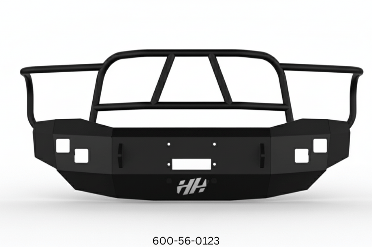 2009 Dodge Ram 2500 Heavy Hauler Kit featuring a rugged Hammerhead front bumper, a durable Weather Guard toolbox, and a heavy-duty Curt trailer hitch—engineered for reliable towing, secure storage, and all-around work performance