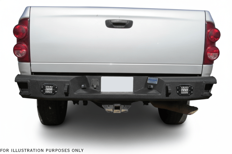 2009 Dodge Ram 2500 Heavy Hauler Kit featuring a rugged Hammerhead front bumper, a durable Weather Guard toolbox, and a heavy-duty Curt trailer hitch—engineered for reliable towing, secure storage, and all-around work performance