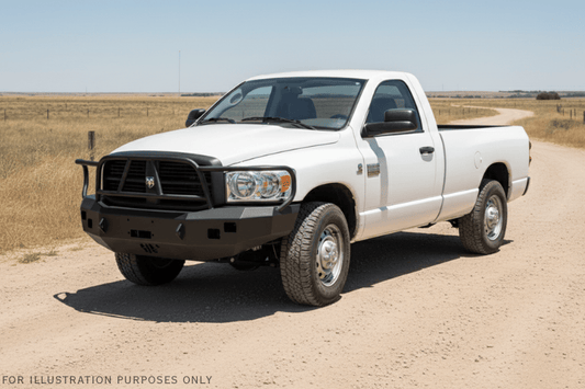 2009 Dodge Ram 2500 Heavy Hauler Kit with Hammerhead front bumper, Weather Guard toolbox, and Curt trailer hitch built for work