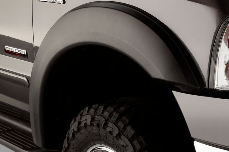 Husky Liners Extend-A-Fender flares 2802928 for 1999-2007 Ford F250/F350 Super Duty truck flares and ford super duty fender flares.