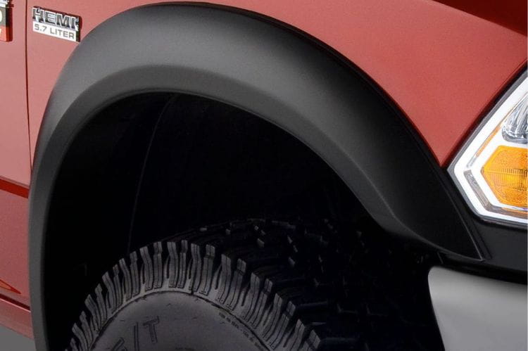 Husky Liners Extend-A-Fender flares 2805918 for 2010-2018 Dodge Ram 2500/3500 matte black durable fender flares for trucks