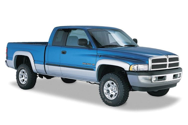 Husky Liners OE-Style truck fender flares 2805903 for 1994-2002 Dodge Ram 2500/3500 durable ram truck fender flares black finish