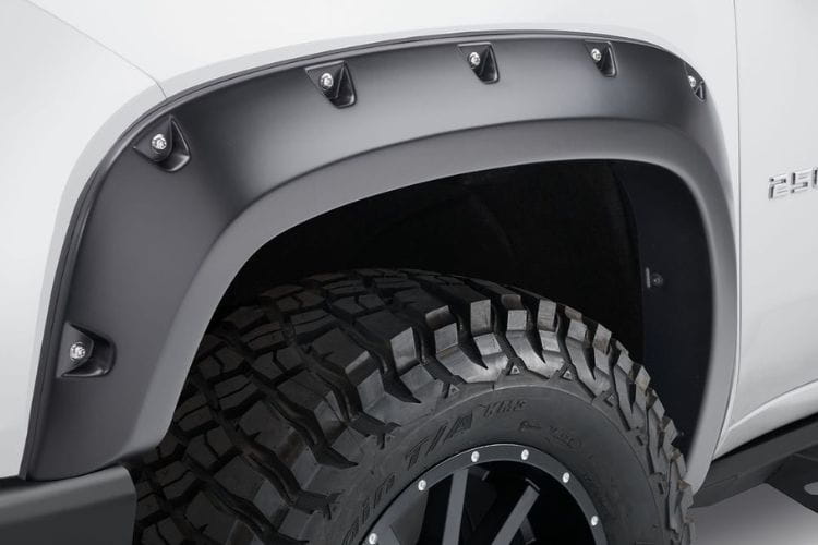 Husky Liners Pocket Style fender flares 2804982 for 2020-2026 Chevy Silverado 2500HD/3500HD durable heavy duty truck flares