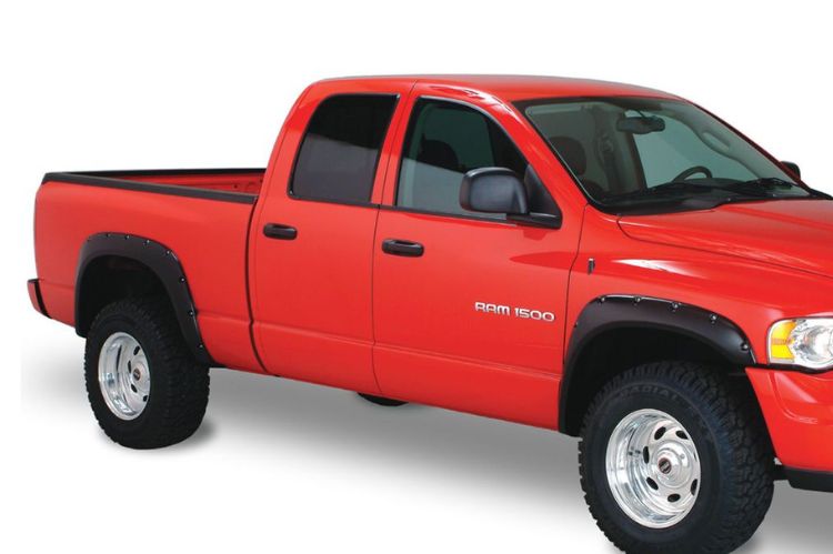 Husky Liners Pocket Style fender flares 2805907 for 2004-2008 Dodge Ram 1500 durable husky liners fender flares black finish