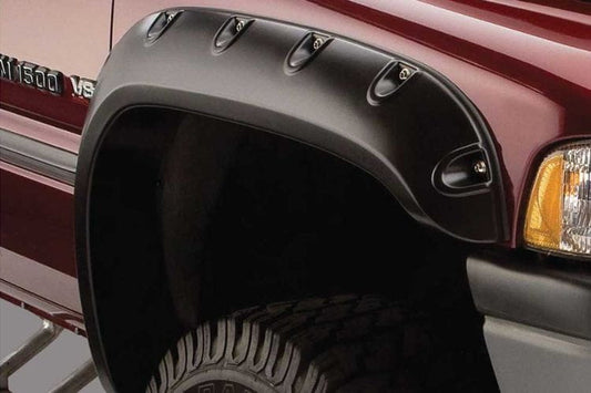 Husky Liners Pocket Style fender flares 2805908 for 1994-2001 Dodge Ram 1500 durable truck fender flares black finish