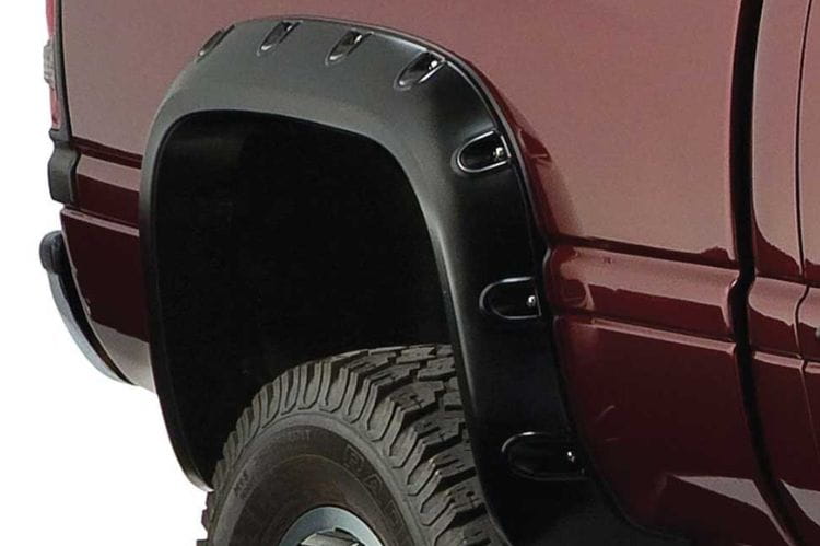 Husky Liners Pocket Style fender flares 2805908 for 1994-2001 Dodge Ram 1500 durable truck fender flares black finish
