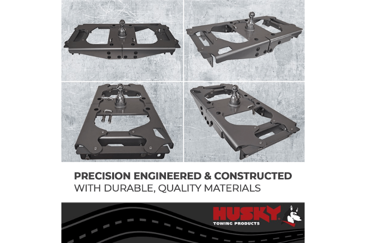 Husky gooseneck hitch 34201, a heavy duty gooseneck hitch with under bed gooseneck hitch design for Ford F250/350 Super Duty 2017-2022, 35K GTW
