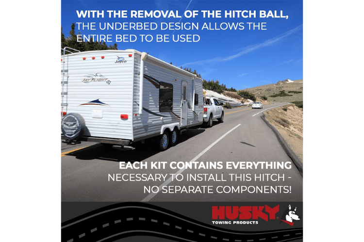 Husky Towing 35202 heavy duty gooseneck hitch with under bed gooseneck hitch design, Gooseneck Trailer Hitch for GMC Sierra 2500/3500 HD 2020-2025, 35K GTW