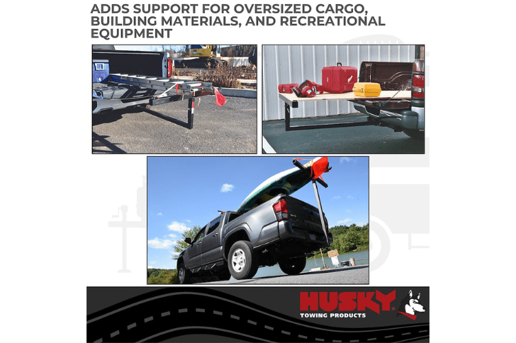 Husky Cargo Helper Bed Extender 944H, heavy duty truck bed extender for carrying extra cargo