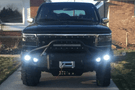 Iron Bull Front Bumper #1 for 1992–1996 Ford Bronco, showcasing a rugged and durable Ford Bronco front bumper replacement designed for strength and off-road protection