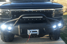 Iron Bull Front Bumper #1 for 1992–1996 Ford Bronco, showcasing a rugged and durable Ford Bronco front bumper replacement designed for strength and off-road protection