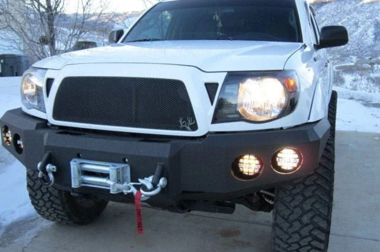 Iron Bull steel front bumper #54 for 2005–2011 Toyota Tacoma featuring rugged fabrication and durable protection for truck builds
