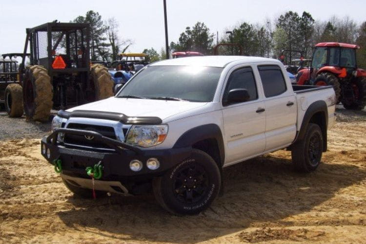 Iron Bull steel front bumper #54 for 2005–2011 Toyota Tacoma featuring rugged fabrication and durable protection for truck builds