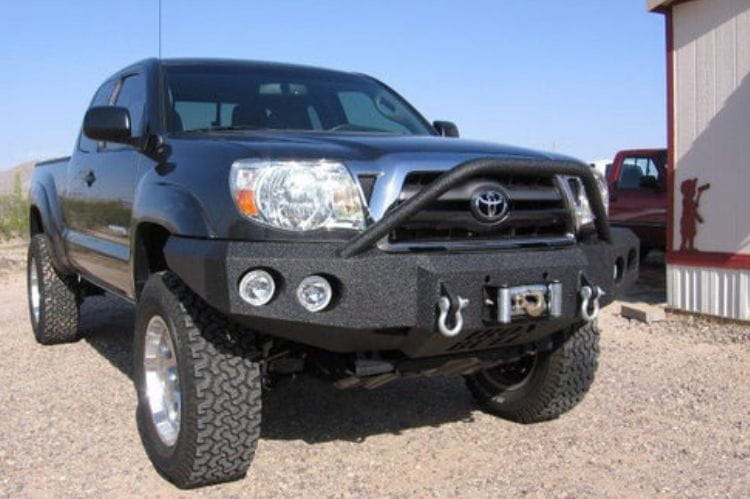 Iron Bull steel front bumper #54 for 2005–2011 Toyota Tacoma featuring rugged fabrication and durable protection for truck builds