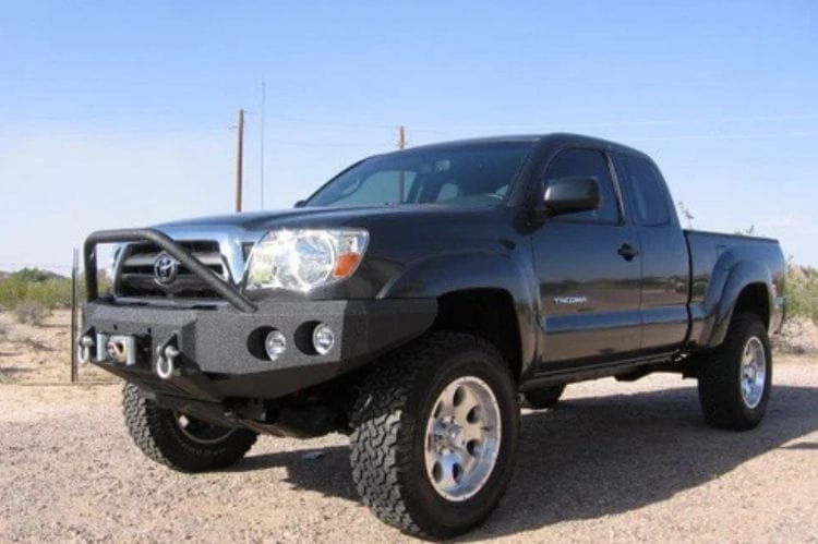 Iron Bull steel front bumper #54 for 2005–2011 Toyota Tacoma featuring rugged fabrication and durable protection for truck builds
