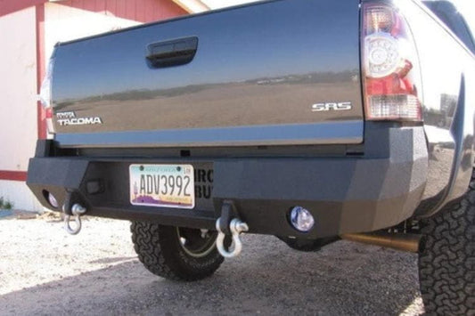 Iron Bull rear bumper #55 for 2005–2015 Toyota Tacoma featuring steel construction and rugged rear-end protection
