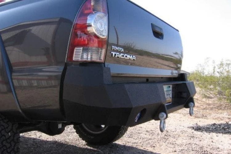 Iron Bull rear bumper #55 for 2005–2015 Toyota Tacoma featuring steel construction and rugged rear-end protection