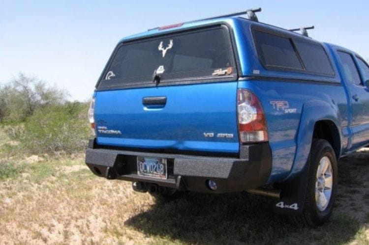 Iron Bull rear bumper #55 for 2005–2015 Toyota Tacoma featuring steel construction and rugged rear-end protection