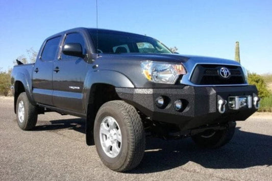 Iron Bull front bumper #53 for 2012–2015 Toyota Tacoma featuring rugged construction and an aftermarket-ready truck design