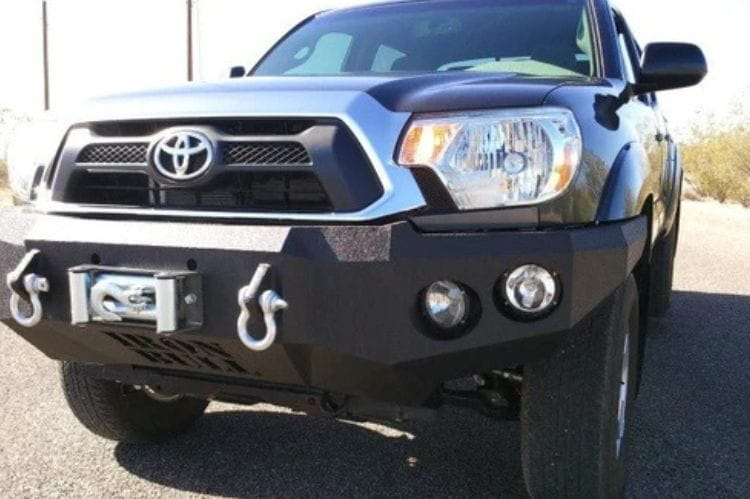Iron Bull front bumper #53 for 2012–2015 Toyota Tacoma featuring rugged construction and an aftermarket-ready truck design